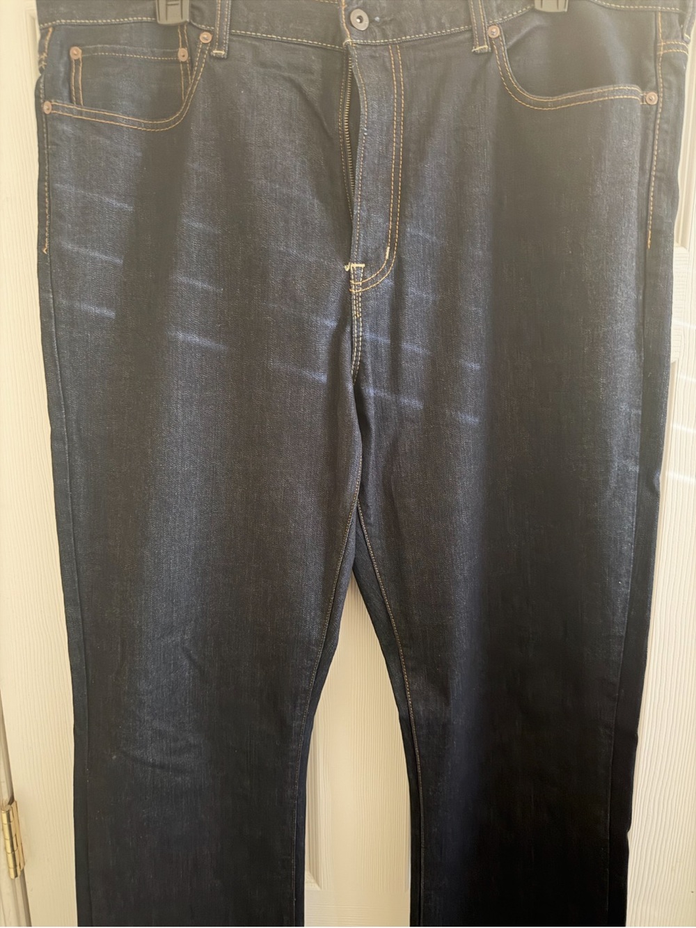 Daniel Cremieux Straight-Leg Dark Blue Jeans